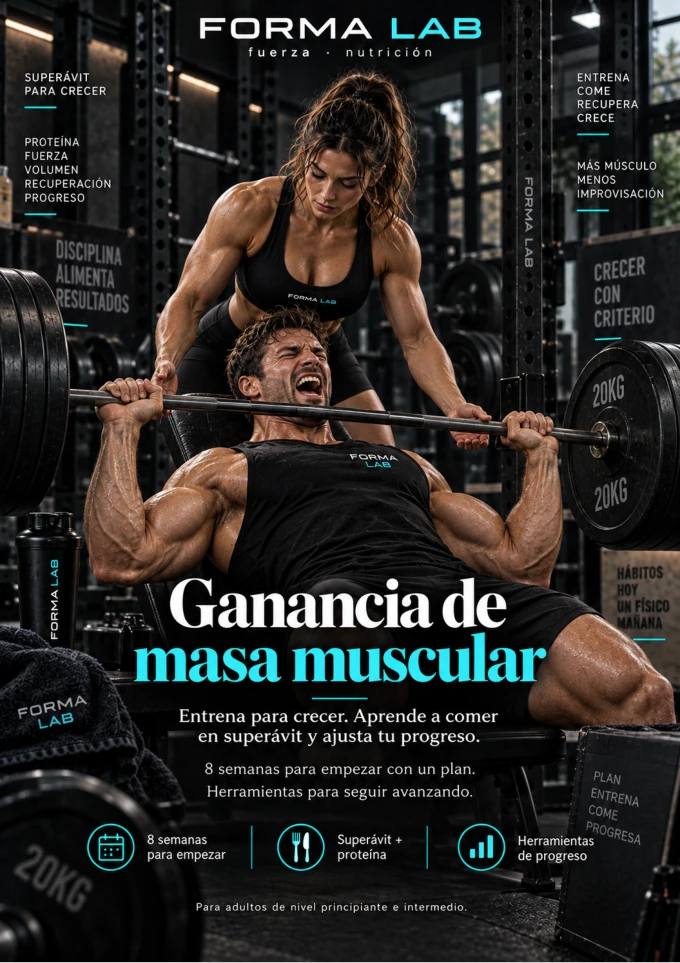 Portada de Ganancia de masa muscular