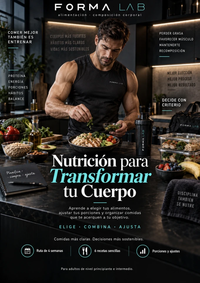 Portada de Nutrición para transformar tu cuerpo