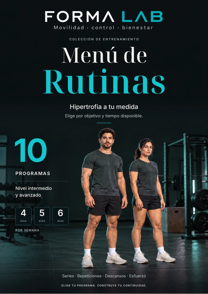 Portada de Menú de rutinas